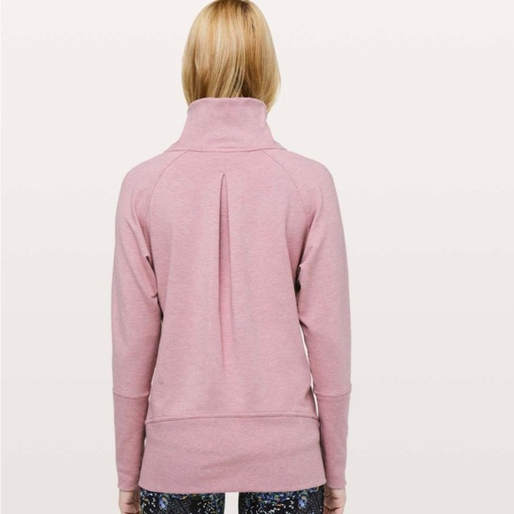 Lululemon High Lines Pullover Heathered Vintage Mauve size 6 - Picture 2 of 9